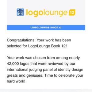 Ilmoitus Logolounge 12 kirjaan pääsystä
