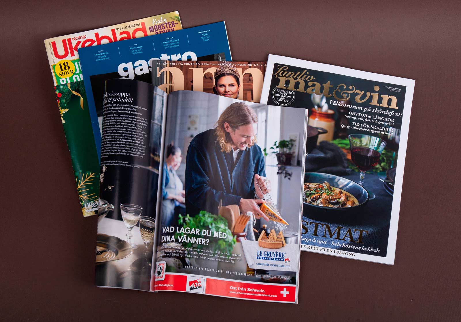 Printtimainonnan suunnittelua aikakauslehtiin